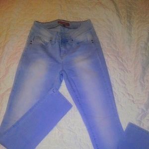 Mid-rise. YMI super skinny jeans. Size 5.